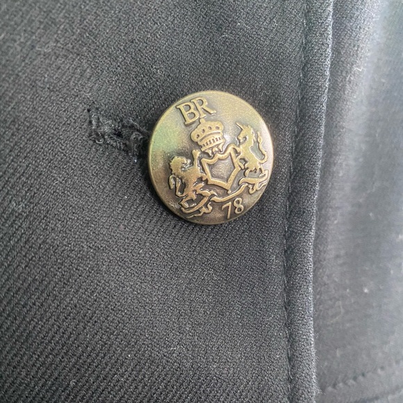 Banana Republic | Double breasted black coat | Size 2 - Picture 6 of 7